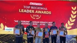 Rudy Susmanto Raih Penghargaan Disway Top Regional Leader Awards 2026 Kategori Pengembangan Infrastruktur dan Konektivitas Daerah Terbaik