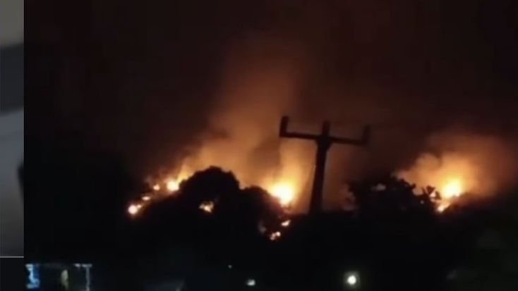 Kebakaran Gunung Geulis Sukabumi Bakar 4 Hektare Ladang dan Hutan Bambu, Api Mulai Dekati Permukiman Warga