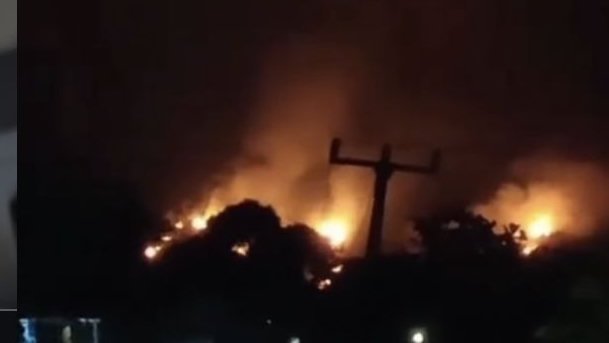 Kebakaran Gunung Geulis Sukabumi Bakar 4 Hektare Ladang.