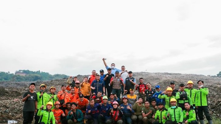 Api TPAS Galuga Padam 99 Persen, Petugas Tetap Siaga Antisipasi Bara Panas Muncul Kembali