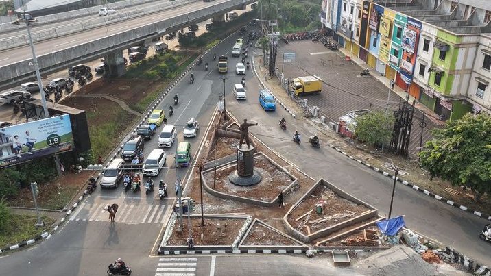 Telan Anggaran Rp400 Juta, Pemkot Bogor Percantik Taman Tugu Narkoba