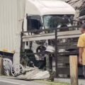 Truk Boks Tabrak Minibus hingga Bengkel Velg di Tanjakan Selarong Puncak Bogor, Dua Orang Luka