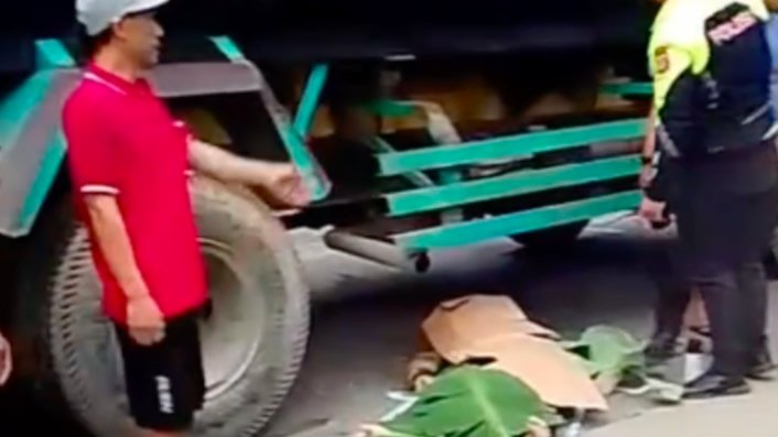 Kecelakaan Maut di Parungpanjang Bogor, Pengendara Motor Tewas Terlindas Truk Tambang