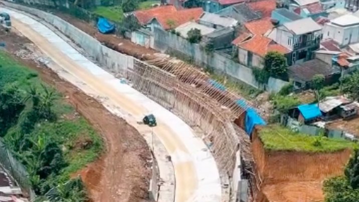 Progres Pembangunan Capai 70 Persen, Proyek Trase Baru Batutulis Bogor Masih Ditutup untuk Kendaraan