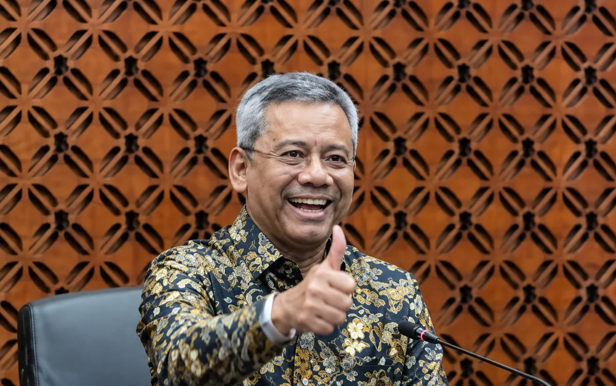 Menteri Keuangan Suahasil Nazara menjawab pertanyaan soal kepercayaan publik setelah menggantikan Purbaya Yudhi Sadewa.