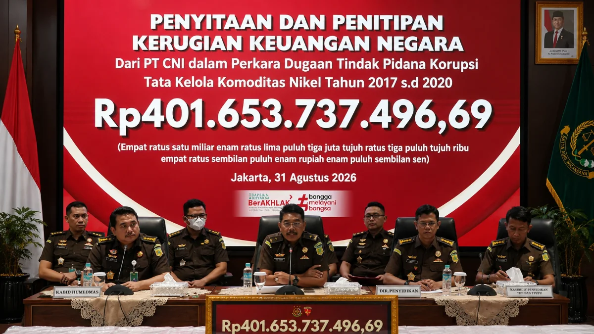 Kejagung mengusut dugaan korupsi tata kelola dan ekspor nikel PT CNI