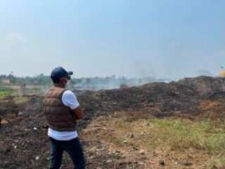 Kebakaran TPAS Galuga Makin Terkendali, Luasan Terdampak Turun Jadi 0,48 Hektare