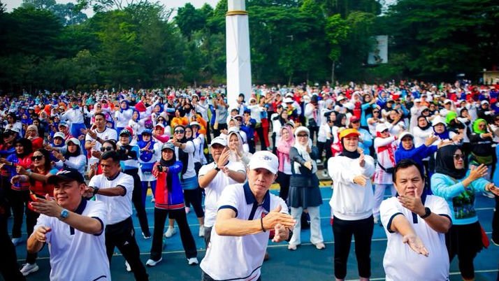 Wali Kota Bogor Dedie Rachim Ajak Warga Budayakan Berolahraga dan Dukung Atlet di Porprov XV