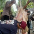 Usai KPK Tangkap Kepala Kantah Bogor, Petani Gelar Syukuran Potong Kambing di Depan Kantah 1