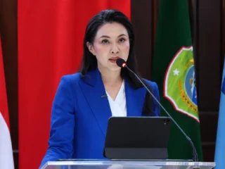 Gubernur Maluku Utara Sherly Tjoanda yang namanya muncul dalam materi UN Responsible Business and Human Rights Forum 2026 terkait industri nikel.