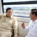 Presiden Prabowo Subianto memberikan apresiasi kepada Gubernur DKI Jakarta Pramono Anung