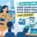 rencana pengangkatan 230 ribu PPPK paruh waktu menjadi penuh waktu pada 2027.