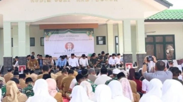 Bupati Bogor Bersama Forkopimda Gelar Doa Bersama untuk Almarhum Ayah Dandim 0621