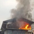 Kebakaran di Ponpes Al Falakiyah Loji Kota Bogor, Santri Berhamburan Keluar