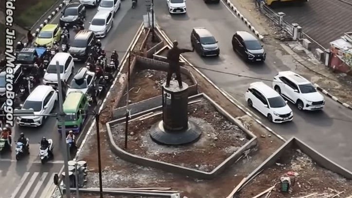 Tugu Narkoba Kota Bogor Tengah Direnovasi, Sejumlah Bagian Mulai Ditata