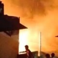 Diduga Korsleting Listrik, Dua Rumah Milik Warga di Tegallega Bogor Hangus Terbakar
