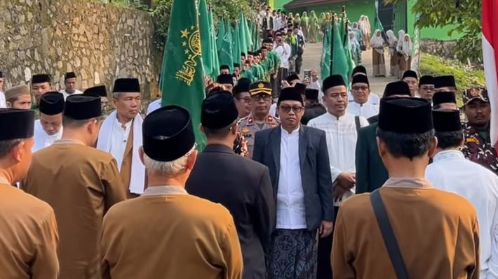 Diinisiasi PCNU Kabupaten Bogor dan Pesantren IUQI, Ribuan Santri Ikuti Resolusi Jihad di Momen HSN 2026