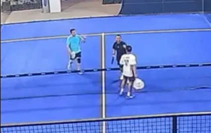 pertandingan padel terkait laporan dugaan pemukulan menggunakan raket di Summarecon Bitung, Tangerang