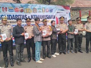 Peringati Hari Sumpah Pemuda, Polresta dan Cipayung Plus Bogor Galang Dana Korban Karhutla