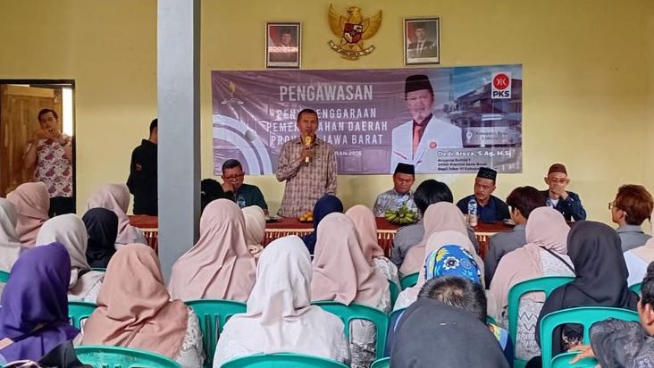 Anggota DPRD Provinsi Jawa Barat Dedi Aroza Ajak Warga Palasari Ikut Awasi Proyek Pemerintah