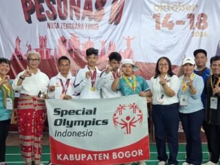 Prestasi Special Olympics Kabupaten Bogor di PESONAS II Kupang raih 28 medali