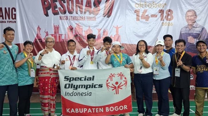 Atlet Special Olympics Kabupaten Bogor Sumbang 28 Medali di PESONAS II 2026, Jawa Barat Raih Juara Umum
