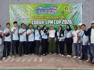 Turnamen Badminton Lurah-LPM Cup 2026 di Pabuaran Cibinong Bogor dibuka 17 Oktober